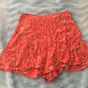 urban outfitters flowy high waisted shorts